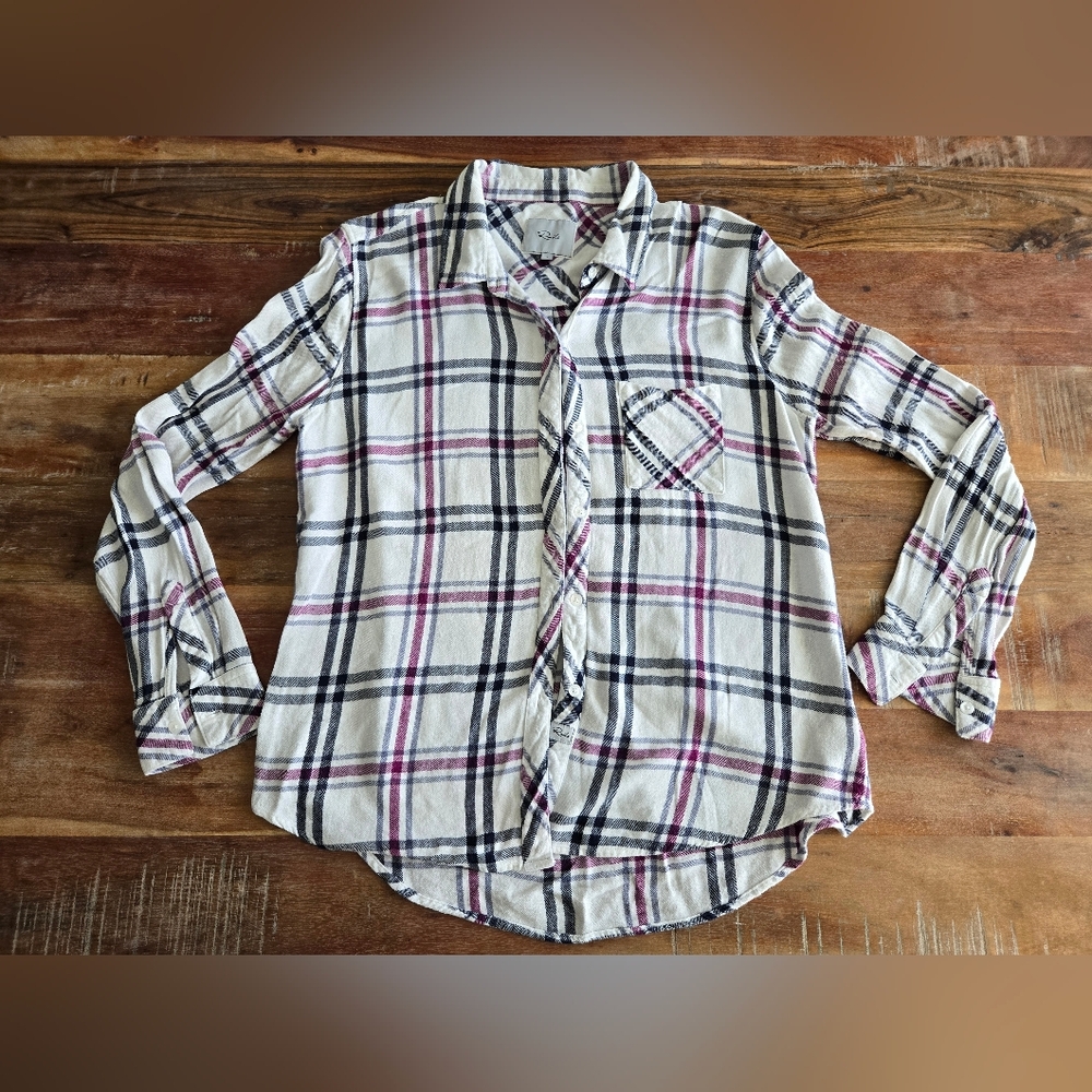 Rails Purple and Navy Plaid Shirt